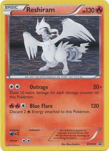 Pokemon Single Card - Black & White Promo BW04 Reshiram Holo Mint Condition