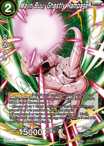 Dragon Ball Super Single Card - BT9-082 SR Majin Buu, Ghastly Rampage Pack Fresh