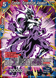 Dragon Ball Super Single Card - BT9-103 SR Cooler, Tyrannical Assault Pack Fresh