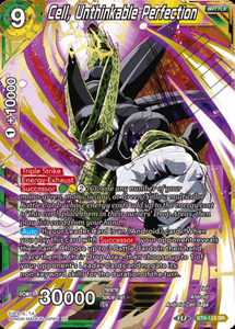 Dragon Ball Super Single Card - BT9-113 SR Cell, Unthinkable Perfection Pack Fresh