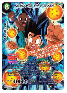 Dragon Ball Super Single Card - TB2-069 SCR Son Goku & Uub, Seeds of the Future Secret Rare Pack Fresh