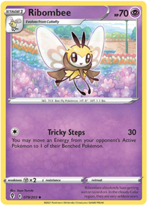 Pokemon Single Card - Evolving Skies 079/203 Ribombee Uncommon Pack Fresh