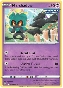 Pokemon Single Card - Evolving Skies 080/203 Marshadow Rare Holo Pack Fresh