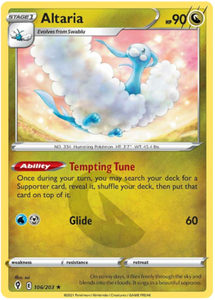 Pokemon Single Card - Evolving Skies 106/203 Altaria Rare Pack Fresh