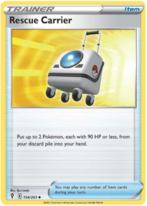 Pokemon Single Card - Evolving Skies 154/203 Rescue Carrier Uncommon Pack Fresh