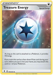 Pokemon Single Card - Evolving Skies 165/203 Treasure Energy Uncommon Pack Fresh