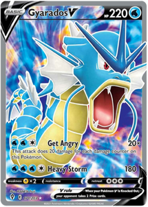 Pokemon Single Card - Evolving Skies 171/203 Gyarados V Full Art Pack Fresh