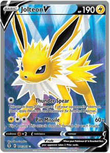 Pokemon Single Card - Evolving Skies 177/203 Jolteon V Full Art Pack Fresh