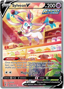 Pokemon Single Card - Evolving Skies 184/203 Sylveon V Alt Art Pack Fresh