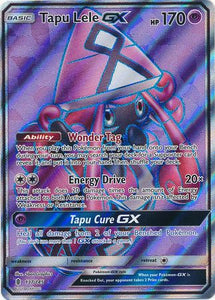 Pokemon Single Card - Guardian Rising 137/145 Tapu Lele GX Ultra Rare Full Art Pack Fresh