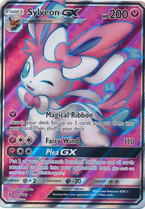 Pokemon Single Card - Guardian Rising 140/145 Sylveon GX Ultra Rare Full Art Pack Fresh