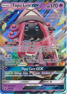 Pokemon Single Card - Guardian Rising 060/145 Tapu Lele GX Pack Fresh