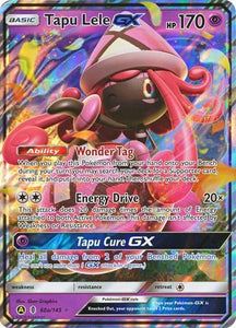 Pokemon Single Card - Guardian Rising 060a/145 Tapu Lele GX Pack Fresh