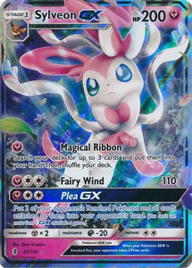 Pokemon Single Card - Guardian Rising 092/145 Sylveon GX Pack Fresh