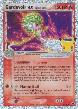 Pokemon Single Card - Celebrations Gardevoir EX 93/101