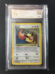 Pokemon Single Card - WOTC Promo #11 Eevee Holo CGA 90