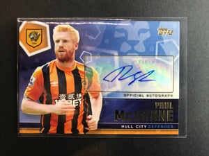 EPL - 2014/15 Topps Premier Club, Autograph Numbered 17/99 Paul McShane