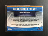 EPL - 2014/15 Topps Premier Club, Autograph Numbered 17/99 Paul McShane