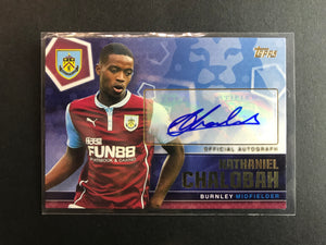 EPL - 2014/15 Topps Premier Club, Autograph Numbered 56/120 Nathaniel Chalobah