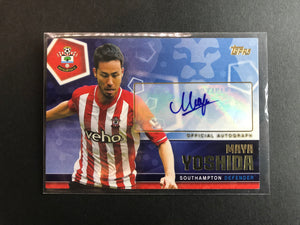 EPL - 2014/15 Topps Premier Club, Autograph Numbered 84/100 Maya Yoshida