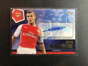 EPL - 2014/15 Topps Premier Club, Autograph Numbered 15/50 Jack Wilshere