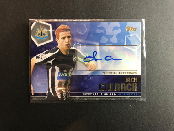 EPL - 2014/15 Topps Premier Club, Autograph Numbered 17/100 Jack Colback