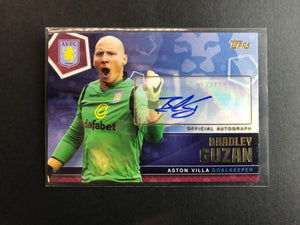 EPL - 2014/15 Topps Premier Club, Autograph Numbered 36/50 Bardley Guzan