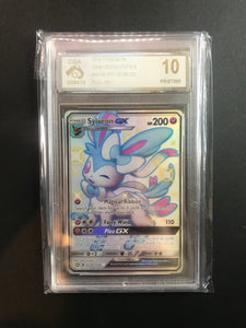 Pokemon Single Card - Hidden Fates SV76/SV94 Sylveon GX CGA 10