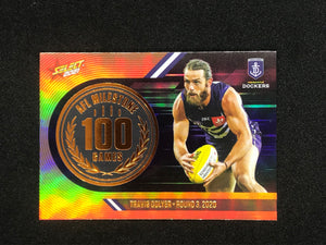 AFL Single Card - 2021 Select Footy Stars Milestone MG22 Travis Colyer