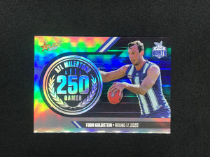 AFL Single Card - 2021 Select Footy Stars Milestone MG49 Todd Goldstein