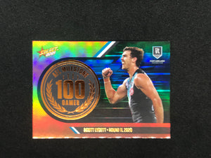 AFL Single Card - 2021 Select Footy Stars Milestone MG52 Scott Lycett