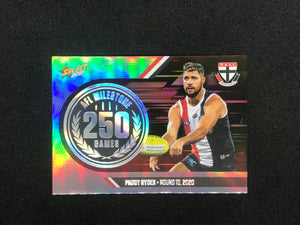 AFL Single Card - 2021 Select Footy Stars Milestone MG63 Paddy Ryder