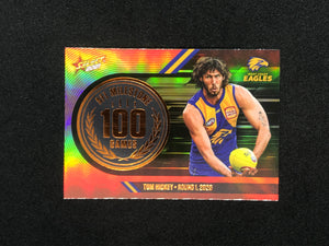 AFL Single Card - 2021 Select Footy Stars Milestone MG71 Tom Hickey