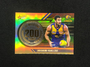 AFL Single Card - 2021 Select Footy Stars Milestone MG73 Jack Darling