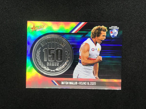 AFL Single Card - 2021 Select Footy Stars Milestone MG79 Mitch Wallis