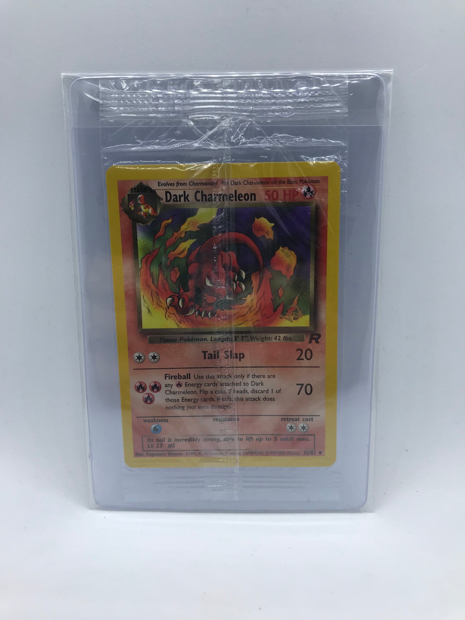 Pokemon Single Card - WOTC Factory Sealed Dark Charmeleon Gold W Stamp ME Collectables Pokemon Single Card - WOTC Factory Sealed Dark Charmeleon Gold W Stamp ME Collectables