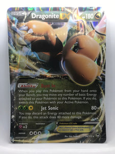 Pokemon Jumbo Promo Card - 74/111 Dragonite EX Mint Condition