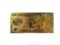 Pokemon Gold Novelty Japanese Yen Note Pikachu