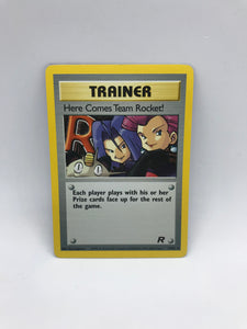 Pokemon Single Card - WOTC Team Rocket 15/82 Here Comes Team Rocket Rare Holo