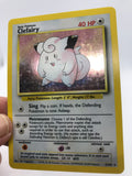 Pokemon Single Card - Base Set 005/102 Clefairy Rare Holo Near Mint Condition