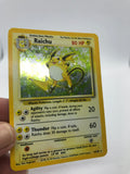 Pokemon Single Card - Base Set 014/102 Raichu Rare Holo