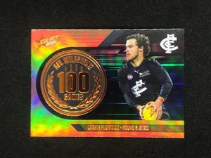 AFL Single Card - 2021 Select Footy Stars Milestone MG11 Lachie Plowman