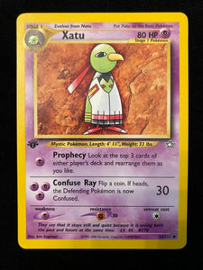 Pokemon Single Card - Neo Genesis 1st Edition 52/111 Xatu Uncommon Pack Fresh