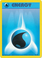 Pokemon Single Card - Base Set 102/102 Water Energy Common Condition: Near Mint