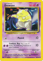 Pokemon Single Card - Base Set 049/102 Drowzee Common Condition: Near Mint
