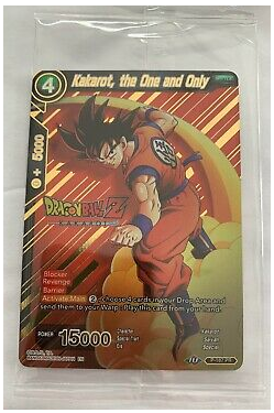 Dragon Ball Super Single Card - P-187 Kakarot, the One and Only - Foil Promo Card Sealed