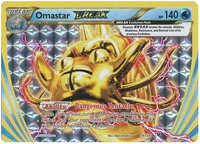 Pokemon Single Card - Fates Collide 019/124 Omastar Break Pack Fresh