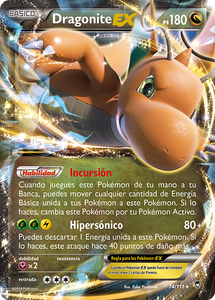 Pokemon Single Card - Furious Fists 074/111 Dragonite EX Pack Fresh