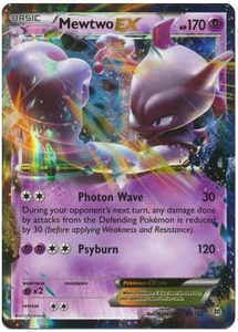 Pokemon Single Card -  Break Through 061/162 Mewtwo EX Pack Fresh