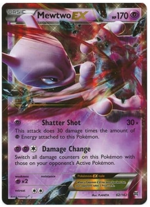 Pokemon Single Card -  Break Through 062/162 Mewtwo EX Pack Fresh